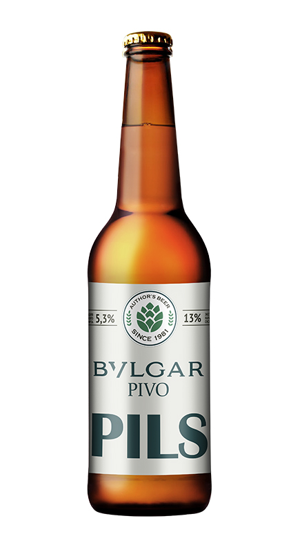 Пиво светлое «BULGARPIVO PILS» пастеризованное, фильтрованное