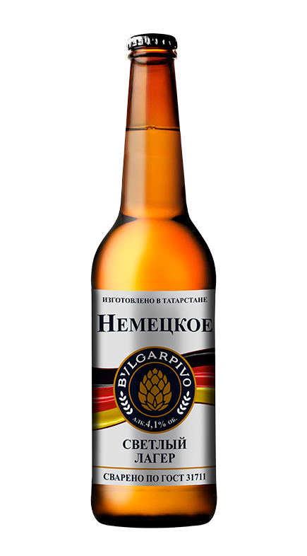 Пиво светлое «Немецкое» пастеризованное, фильтрованное.