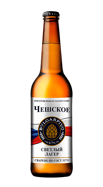 Пиво светлое «Чешское живое» пастеризованное, фильтрованное.